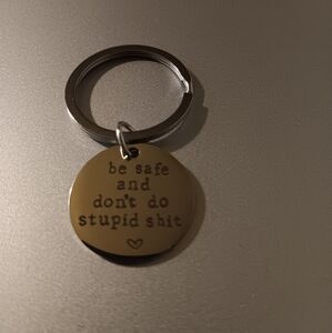 Be Safe Keychain New
